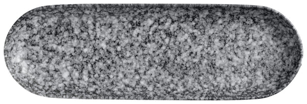 półmisek Mamaro prostokątny; 33x10x3.3 cm (DxSxW); czarny/biały; prostokątny; 6 sztuka / opakowanie