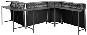 Outdoorbar Baruba Eckelement Außen; 78x56x115 cm (DxSxW); beton/antracyt