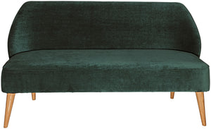 sofa 3-osobowa Lasse aksamit; 155x60x82 cm (SxGxW); jodła zielona