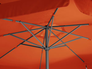 parasol Cielo; 300x300x260 cm (DxSxW); brązowy; kwadrat