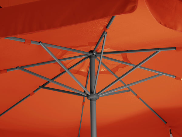 parasol Cielo; 300x300x260 cm (DxSxW); brązowy; kwadrat