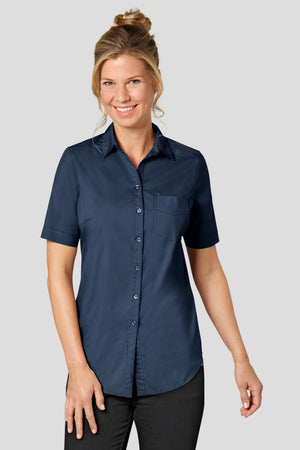 bluzka damska Mik krótki rękaw; Kleidergröße 34; granat