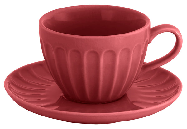 spodek do filiżanki do espresso Bel Colore; 11.5 cm (Ø); czerwony; 6 sztuka / opakowanie