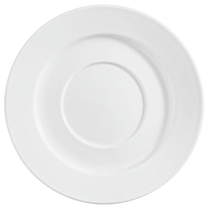 spodek do bulionówki / filiżanki do herbaty/kawy Base; 17 cm (Ø); biały; okrągły; 6 sztuka / opakowanie