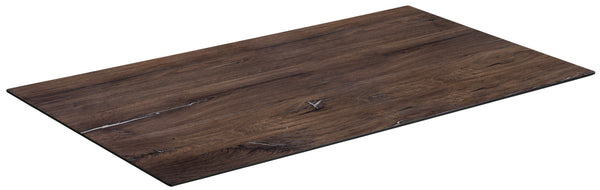 blat kompaktowy Lift prostokątny; 130x80 cm (DxS); ciemny brąz; prostokątny