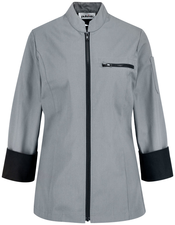 bluza kucharska damska Lorenzo; Kleidergröße 44; szary
