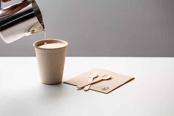 łyżka do ziemniaków jednorazowa Pure drewno; 11 cm (D); naturalny; 100 sztuka / opakowanie