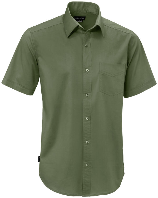 koszula męska Kim krótki rękaw; Kleidergröße 45/46; oliwka