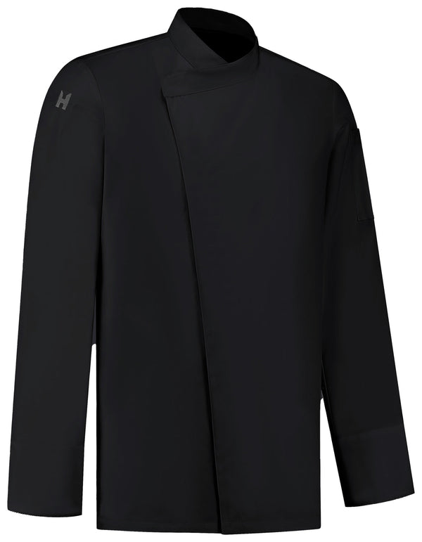 Herrenkochjacke Arnoux; Kleidergröße XS; czarny