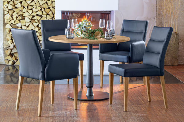 podstawa Barock; 56x72 cm (ØxW); czarny; okrągły