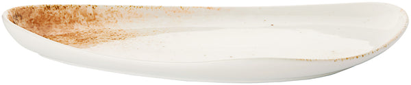 półmisek Purior; 30.5x16x2.6 cm (DxSxW); biały/brązowy; 6 sztuka / opakowanie