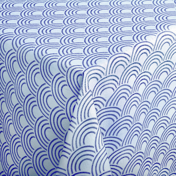 obrus Goa kwadratowy; 110x140 cm (SxD); niebieski; prostokątny