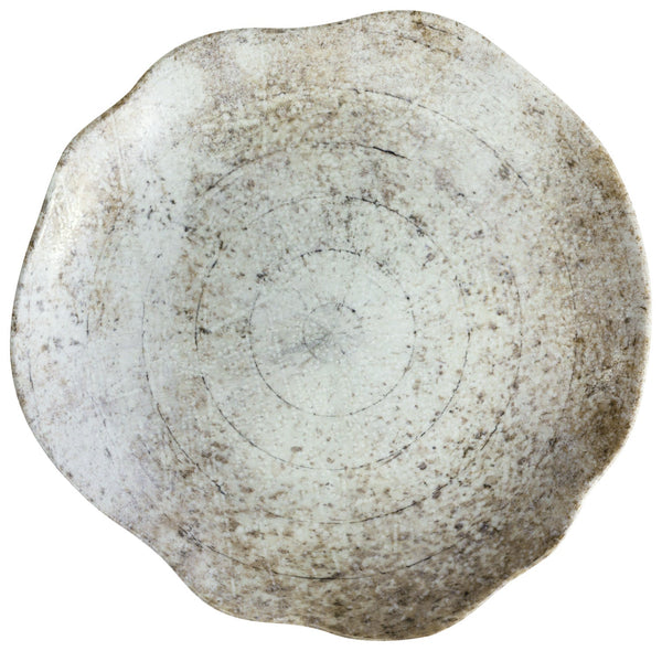 talerz płaski Gironia organiczny kształt; 28 cm (Ø); taupe; organiczny; 6 sztuka / opakowanie