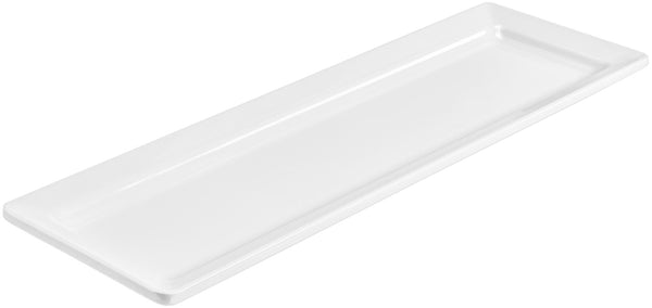 płyta prezentacyjna Melamin GN 2/4; Größe GN 2/4, 53x16.2x3 cm (DxSxG); biały