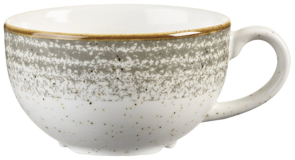 Cappuccino Tasse Studio Prints Stone Grey; 227ml, 9.5x5.5 cm (ØxW); jasny szary/brązowy; okrągły; 12 sztuka / opakowanie