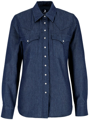 Jeansbluse Ryan; Kleidergröße 34; ciemny niebieski