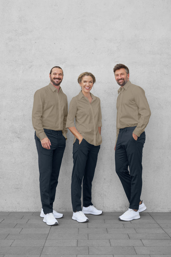 bluzka damska Fiore rękaw 3/4; Kleidergröße 36; taupe