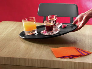 taca Volta 45cm; 45x1.5 cm (ØxW); czarny; okrągły