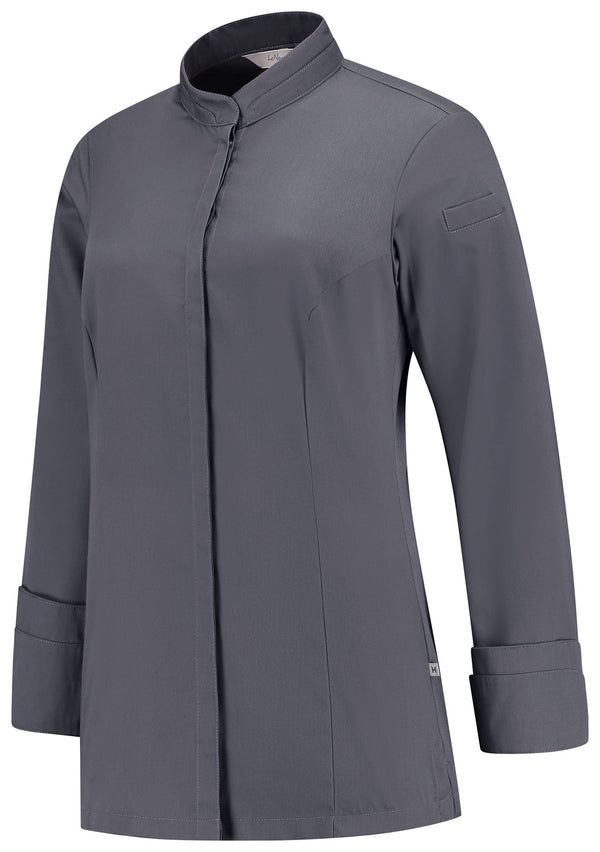 Kochjacke Elise ; Kleidergröße L; ciemny szary