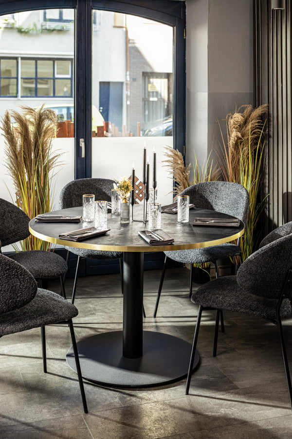 podstawa Goliat; 74x72 cm (ØxW); czarny; okrągły