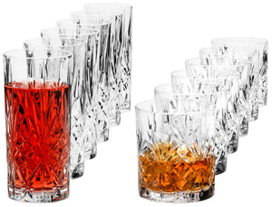 zestaw szklanek Melodia 12 częściowy; 360ml, 8.2x15 cm (ØxW); transparentny