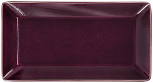 półmisek Oriento; 31x16.5x3.2 cm (DxSxW); bakłażan; prostokątny; 2 sztuka / opakowanie