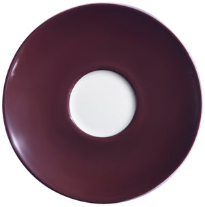 zestaw kubków i spodków Allegri Colori; 14.5 cm (Ø); fioletowy; okrągły; 6 sztuka / opakowanie