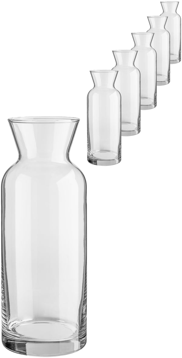 karafka Village bez znacznika pojemności; 1290ml, 7.8x24.8 cm (ØxW); transparentny; 6 sztuka / opakowanie