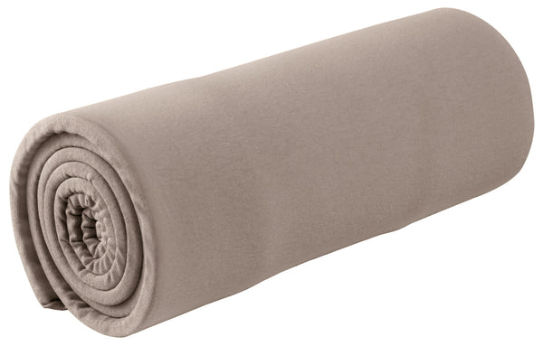 prześcieradło z gumką Louisianna; 90-100x190-200 cm (SxD); taupe
