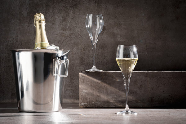 cooler do butelek Montuno; 3500ml, 19.5x19 cm (ØxW); srebro