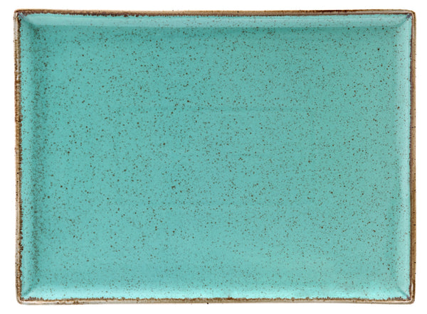 półmisek Sidina prostokątny; 27x21x2 cm (DxSxW); turkusowy; prostokątny; 6 sztuka / opakowanie