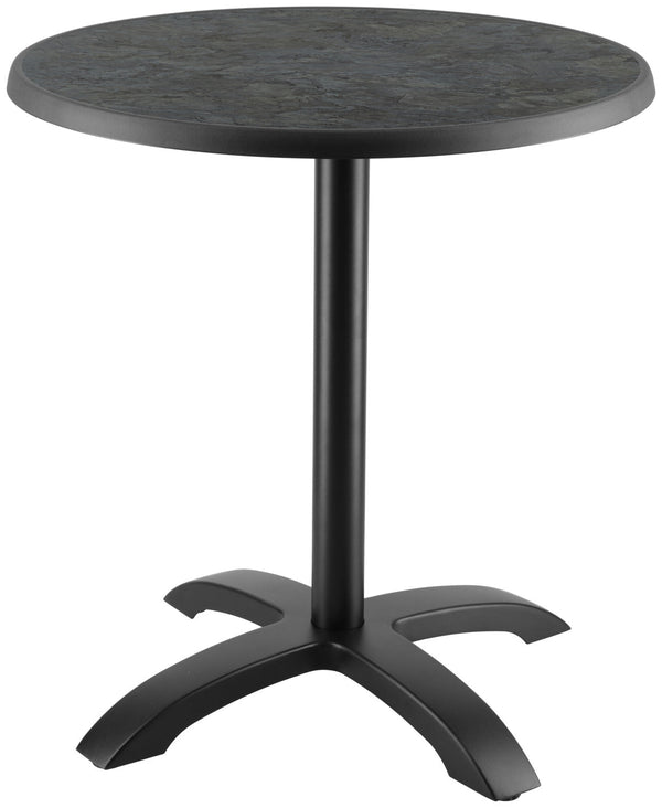 Outdoortisch Sevelit rund; 70x73.6 cm (ØxW); Platte antracyt