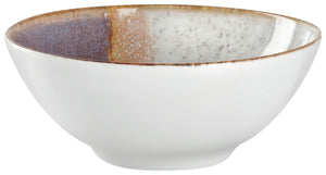Schale Piazza; 500ml, 15x6 cm (ØxW); beżowy/morela/śliwka; okrągły; 6 sztuka / opakowanie