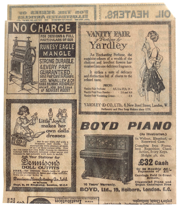 torebka Pergamo 14x13 cm; 14x13 cm (DxS); czarny/naturalny; 1000 sztuka / opakowanie