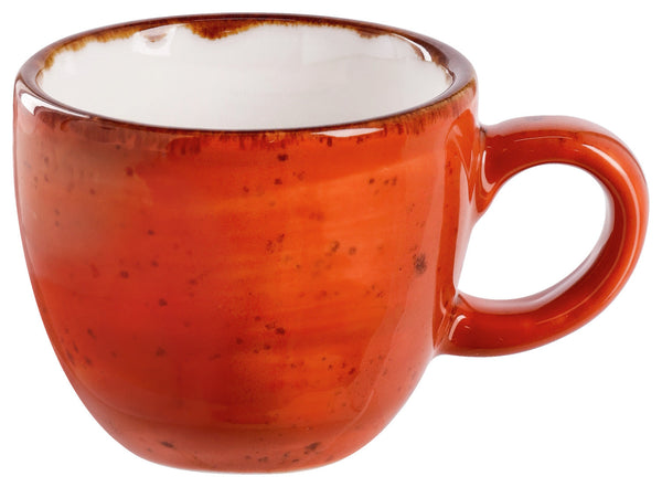 Espresso-Obertasse Nebro; 100ml, 6.2x5.4 cm (ØxW); czerwony; 6 sztuka / opakowanie