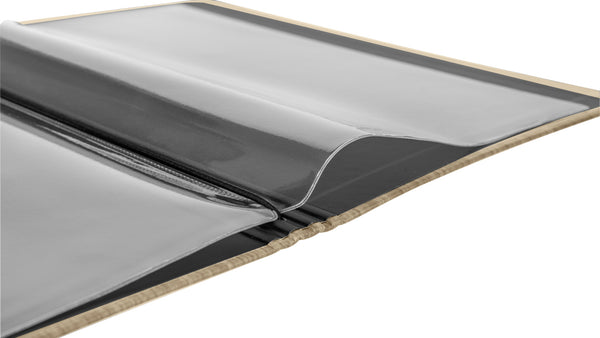 karta dań Lenio z grawerem MENU A4; Größe DIN A4, 23.8x32.6 cm (SxW); piasek