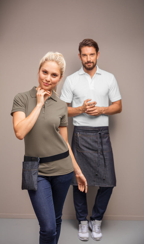 koszulka polo męska Fly krótki rękaw; Kleidergröße L; biały