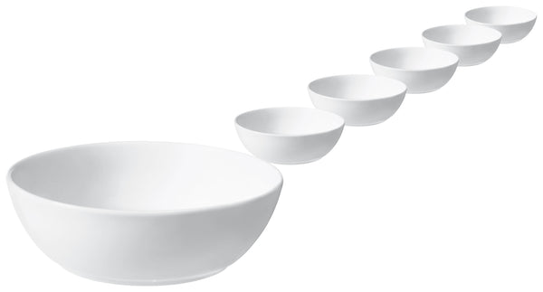 miseczka Pallais; 260ml, 13x4.5 cm (ØxW); biały; okrągły; 6 sztuka / opakowanie