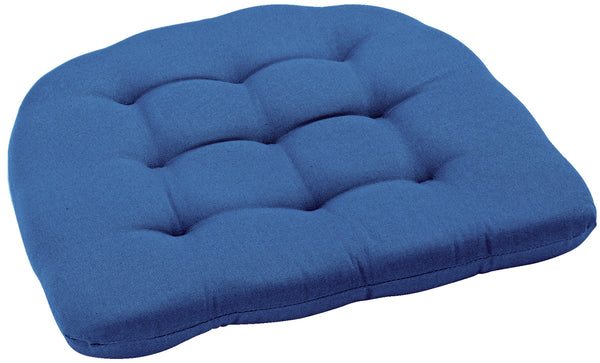 poduszka na krzesło Colori; 40x37.5x4 cm (SxDxW); ciemny niebieski; stożkowy