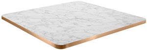 blat Marvani kwadratowy; 68x68x2.5 cm (DxSxW); miedź/biały/marmurkowy; kwadrat