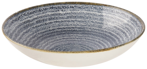 talerz głęboki Studio Prints Slate Blue Coupe; 426ml, 18.2x3 cm (ØxW); niebieski/brązowy; okrągły; 12 sztuka / opakowanie