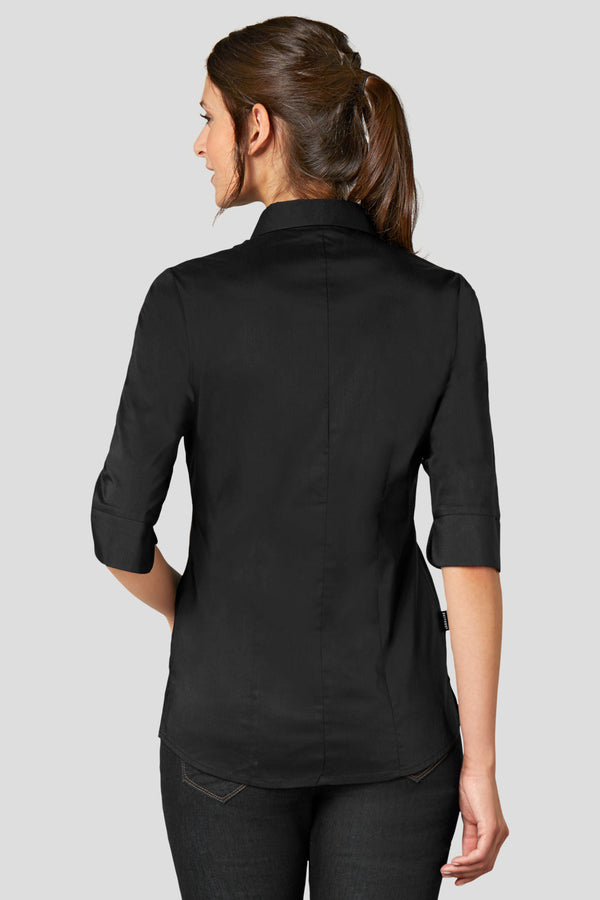 bluzka damska Fiore rękaw 3/4; Kleidergröße 48; czarny