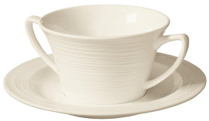 spodek do bulionówki Skyline; 17 cm (Ø); biel kremowa; okrągły; 6 sztuka / opakowanie