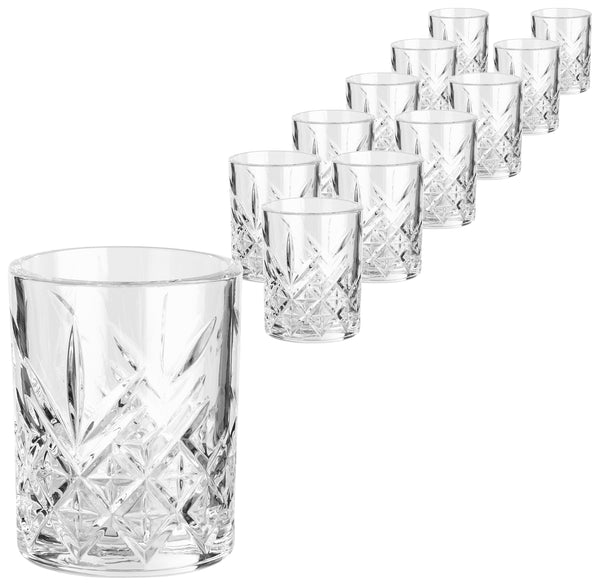 mini szklanka  Timeless; 60ml, 4.9x6.2 cm (ØxW); transparentny; 12 sztuka / opakowanie