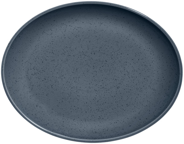 półmisek Alessia owalny; 32.5x25.5x3.5 cm (DxSxW); szary; owalny; 3 sztuka / opakowanie