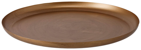 taca dekoracyjna Selma; 33.5x2.5 cm (ØxW); złoto