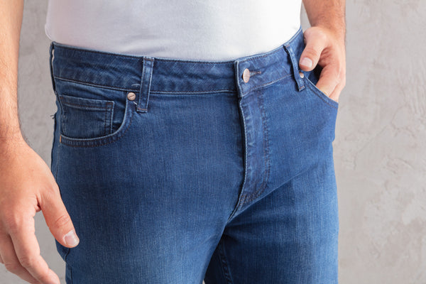 spodnie męskie jeans Jaden; Kleidergröße 50; niebieski