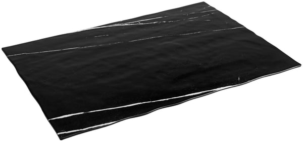 półmisek Brandon bez rantu; 43x28.5x1 cm (DxSxW); czarny; prostokątny; 6 sztuka / opakowanie