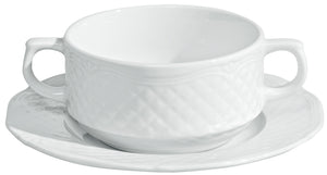 spodek do bulionówki Zürich; 17 cm (Ø); biały; okrągły; 6 sztuka / opakowanie