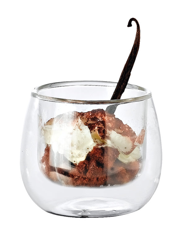 mini szklanka  Dila okrągła; 115ml, 7.5x6.2 cm (ØxW); transparentny; okrągły; 2 sztuka / opakowanie